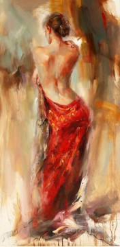 Artworks in 150 Subjects Painting - Beautiful Girl Dancer AR 01 Impressionist